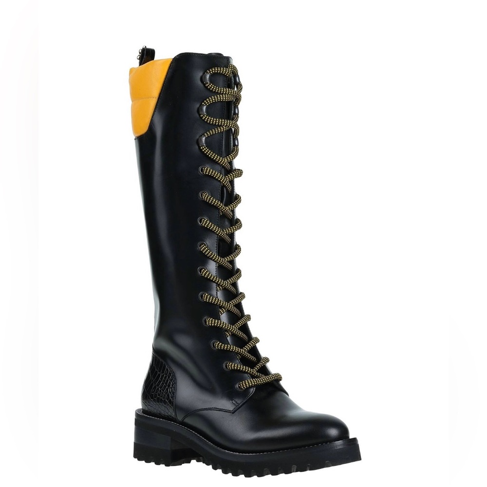Fabrizio Viti Tall Lace Up Boots